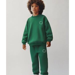 ZARA BASIC TEXT JOGGING SET